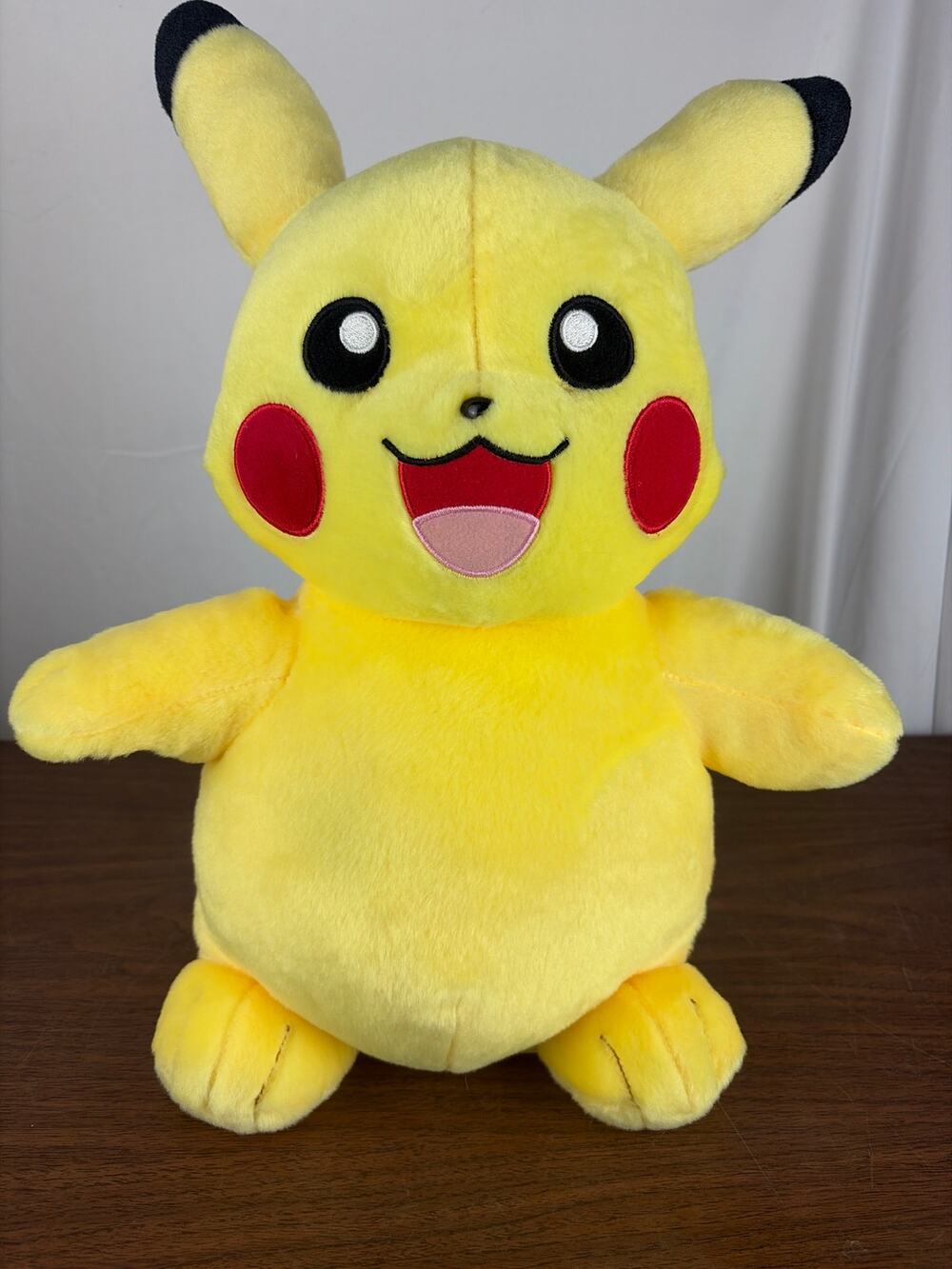 Pokemon Build A Bear Pikachu Plush 16" Stuffed Animal Nintendo BABW Toy Sound